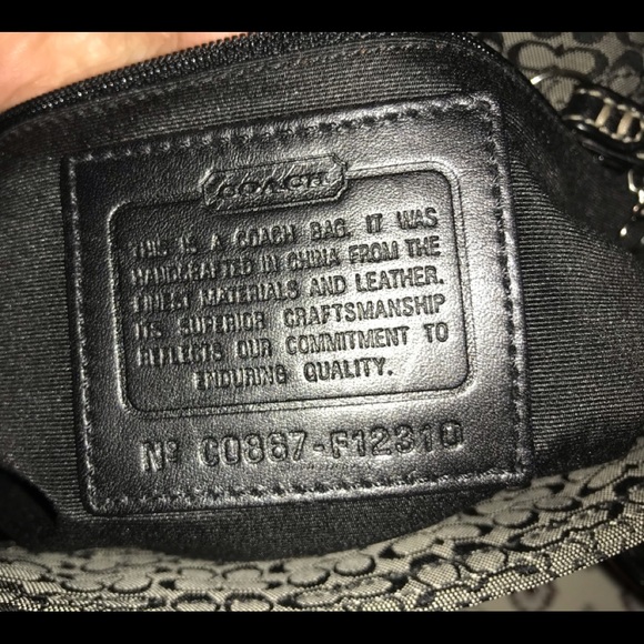 Coach - Mini Signature F12310 Bag  NWOT - Picture 5 of 9